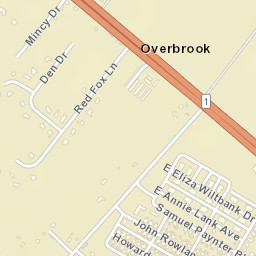 Overbrook Delaware Street Map