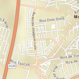 Monte Abraão Street Map
