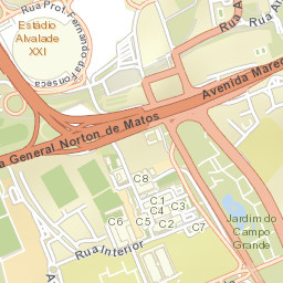 Campo Grande Street Map