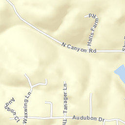 3800-3980 North Canyon Road, Camino, CA Street Map