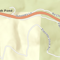 Fresh Pond California Street Map