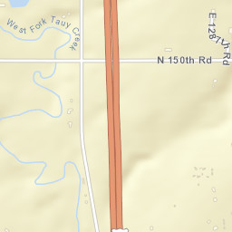 100-148 Old U.S. 59, Baldwin City, KS Street Map