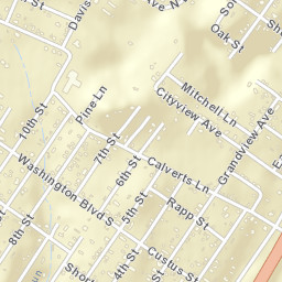 West Portsmouth Ohio Street Map