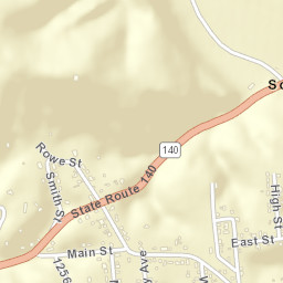 Sciotodale Ohio Street Map
