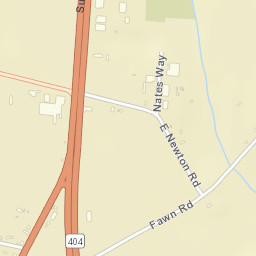 Bridgeville North Delaware Street Map