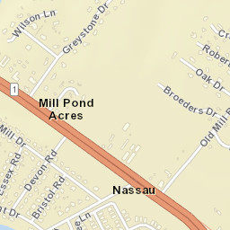 Mill Pond Acres Delaware Street Map