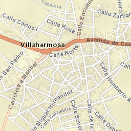 Villahermosa Street Map