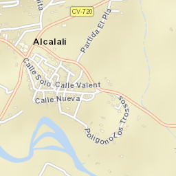 Alcalalí Street Map