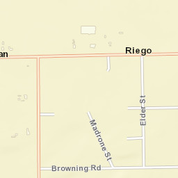 Riego California Street Map