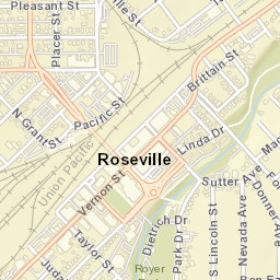 105-199 Lincoln Street, Roseville, CA 95678 Street Map
