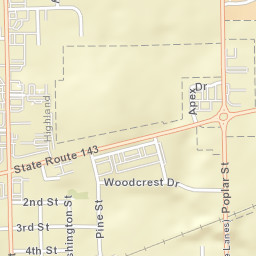 Highland, IL 62249, USA Street Map