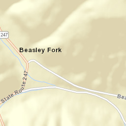 Beasley Fork Ohio Street Map