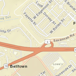 Belltown Delaware Street Map