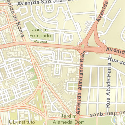 São João de Deus Street Map