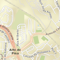 Alto do Pina Street Map