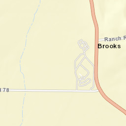 Brooks California Street Map