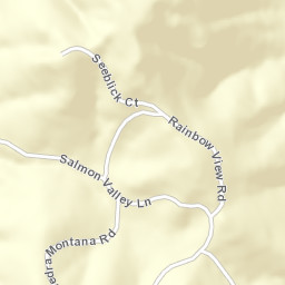 Manzanita Acres California Street Map