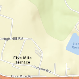 Five Mile Terrace California Street Map