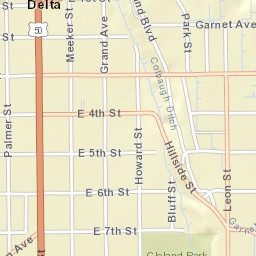 Delta Street Map