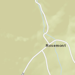 Rosemont Colorado Street Map