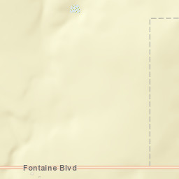 9398 Fontaine Boulevard, Colorado Springs Street Map