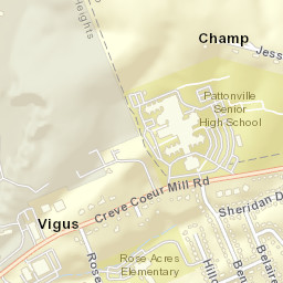 2372-2380 Creve Coeur Mill Rd Maryland Heights MO Street Map