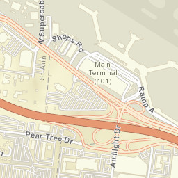 STL Terminal 1 10701 Lambert International Blvd St Louis MO Street Map