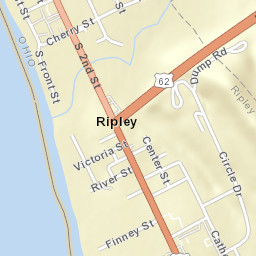 East Ripley Ohio Street Map