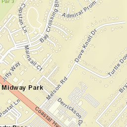 Midway Park Delaware Street Map