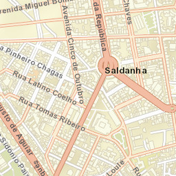 São Sebastião da Pedreira Street Map