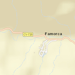 Famorca Street Map