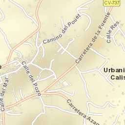 Benitachell Street Map