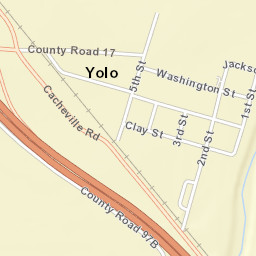 Yolo California Street Map