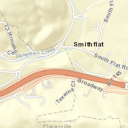 Smithflat California Street Map