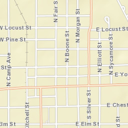 198 W Market St Olney, Illinois Street Map