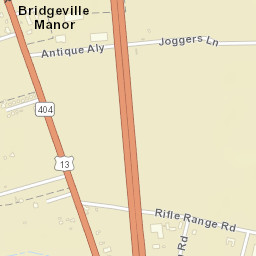 Bridgeville Manor Delaware Street Map