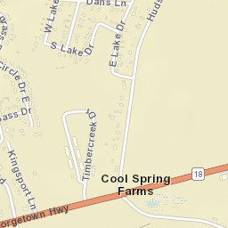 Lazy Lake Delaware Street Map