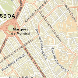 Coração de Jesus Street Map