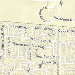 Sabre City California Street Map