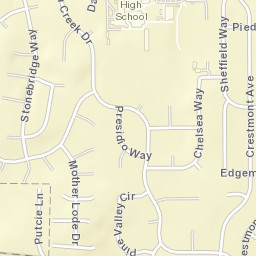 1286-1292 Gold Pan Dr Roseville CA Street Map