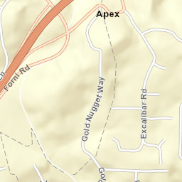 Apex California Street Map