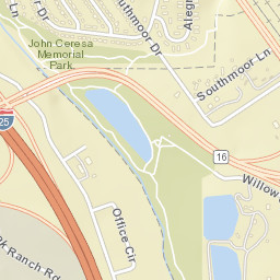1923-1951 Southmoor Dr, Fountain, CO Street Map
