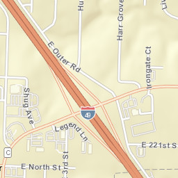 625 State Highway J, Peculiar, MO Street Map