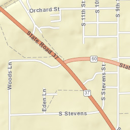 2880 State Highway 37, Mitchell, IN 47446 Street Map