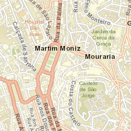 São Cristóvão e São Lourenço Street Map