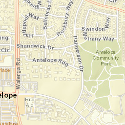 8208-8212 Palmerson Dr Antelope CA Street Map