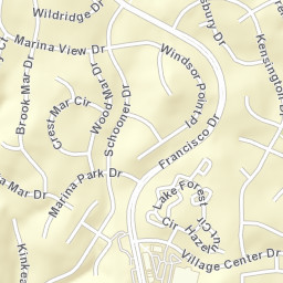 Marina Village California Street Map