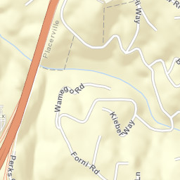 Perks Corner California Street Map