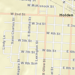 141 N Lexington St Holden Missouri Street Map