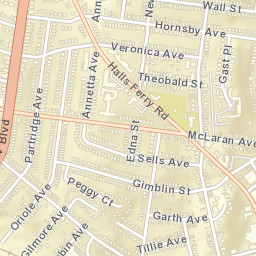 1056-1058 Gimblin St St Louis MO Street Map